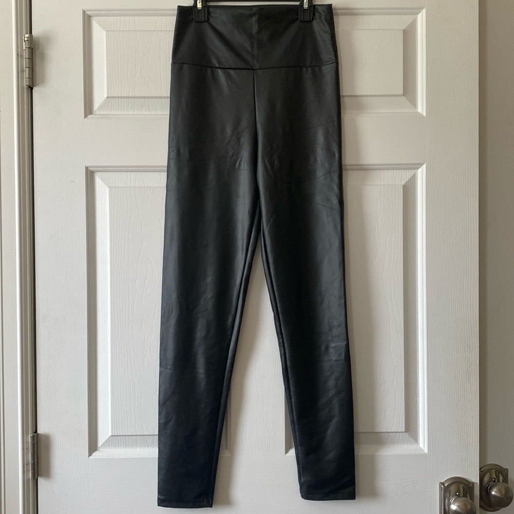 Everbellus leather leggings, size medium